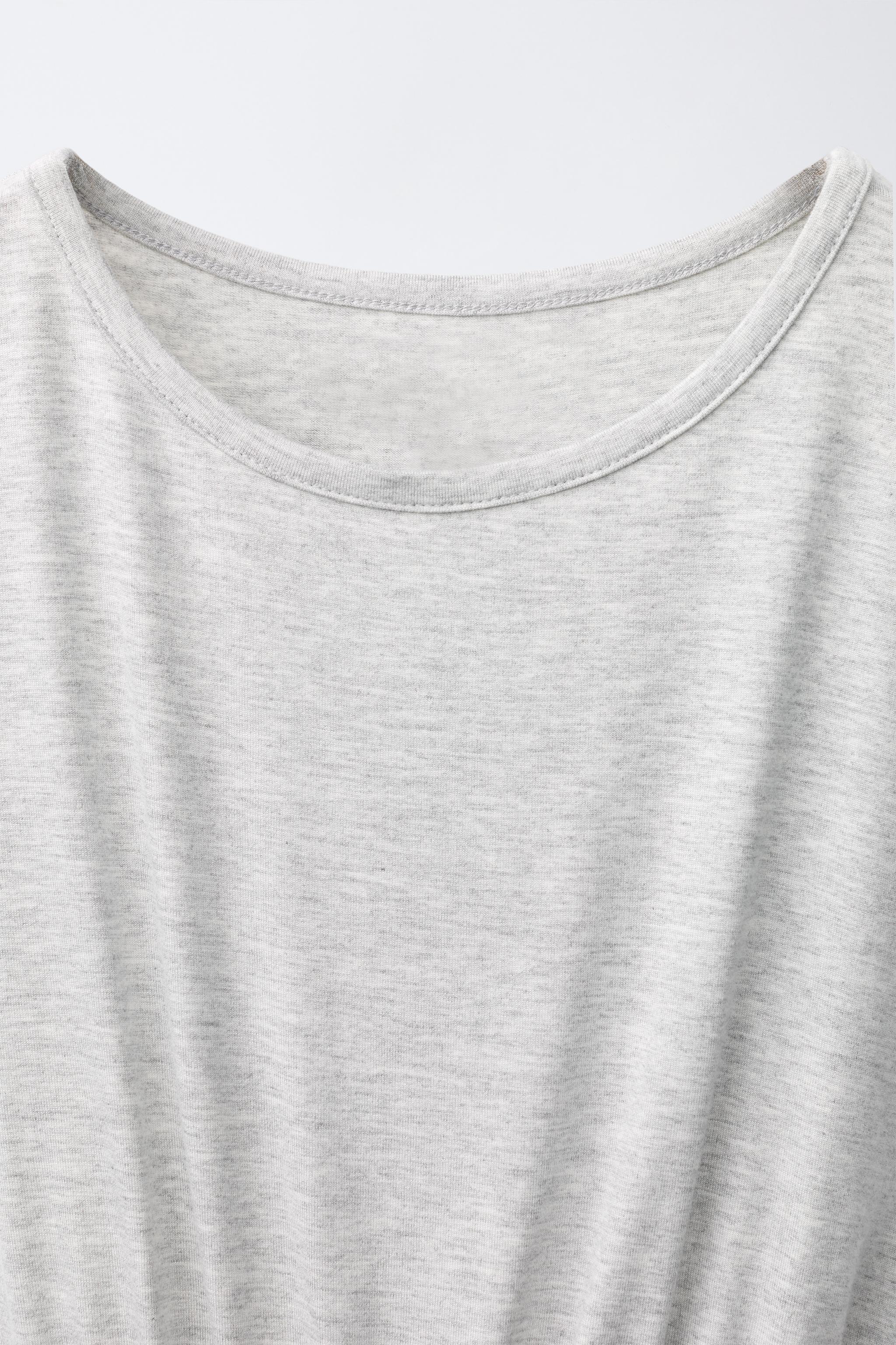 T-SHIRT FLUIDE À CEINTURE